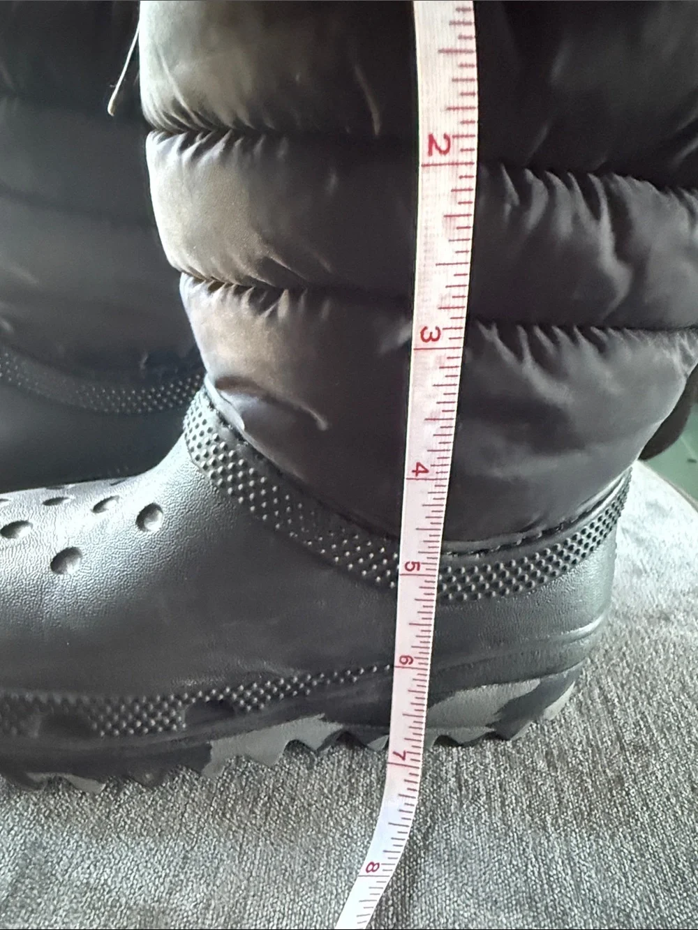 CROCS Black Puffer Clog Boots